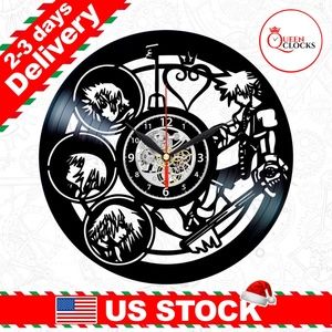 Kingdom Hearts Clock Wall Kairi Vinyl Sora Gifts